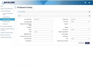 screen shot of Buckland client portal